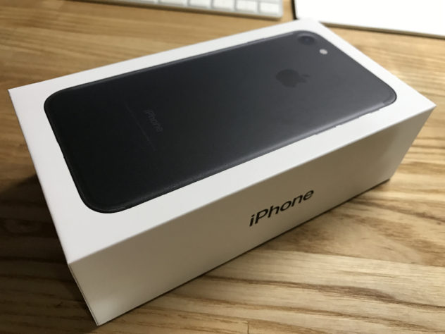 iPhone7の外箱
